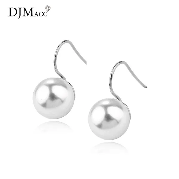 Djmacc Fashion Jewelry Brand Simple Style Gold Color Single Pearl Djmacc Fashion Jewelry Brand Simple Style Gold Color Single Pearl Drop Earrings For Women Dj0888 In From Accessories On