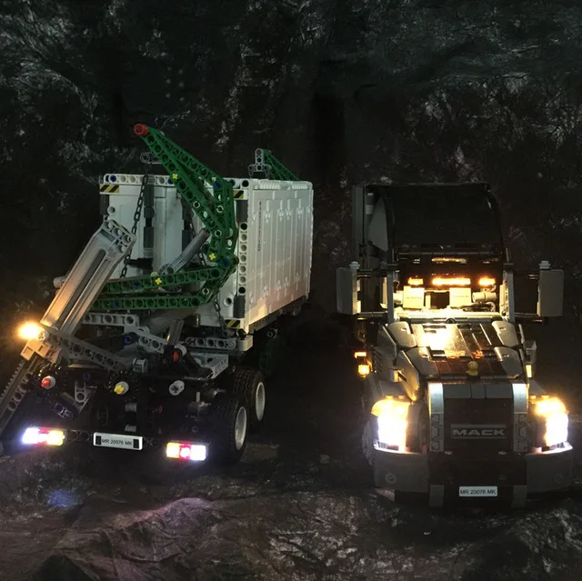 Набор светодиодных ламп для грузовиков серии лего Technic 42078 и 20076 Mack AnthBig