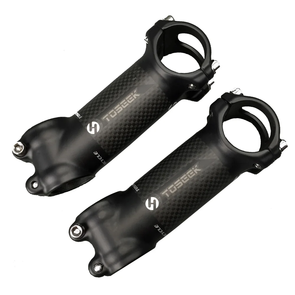 

2019 New Carbon Fiber Road/Mtb Bicycle Stem Hand grip 31.8MM Front fork 28.6mm 6/17 Degree bicycle Aluminum alloy carbon stem