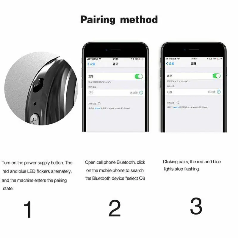 Bluetooth V5 0 Earphone Sport Running Earphone Wireless Stereo Magnetic Earbud Neckband Earphone Large Power For IPhone Android