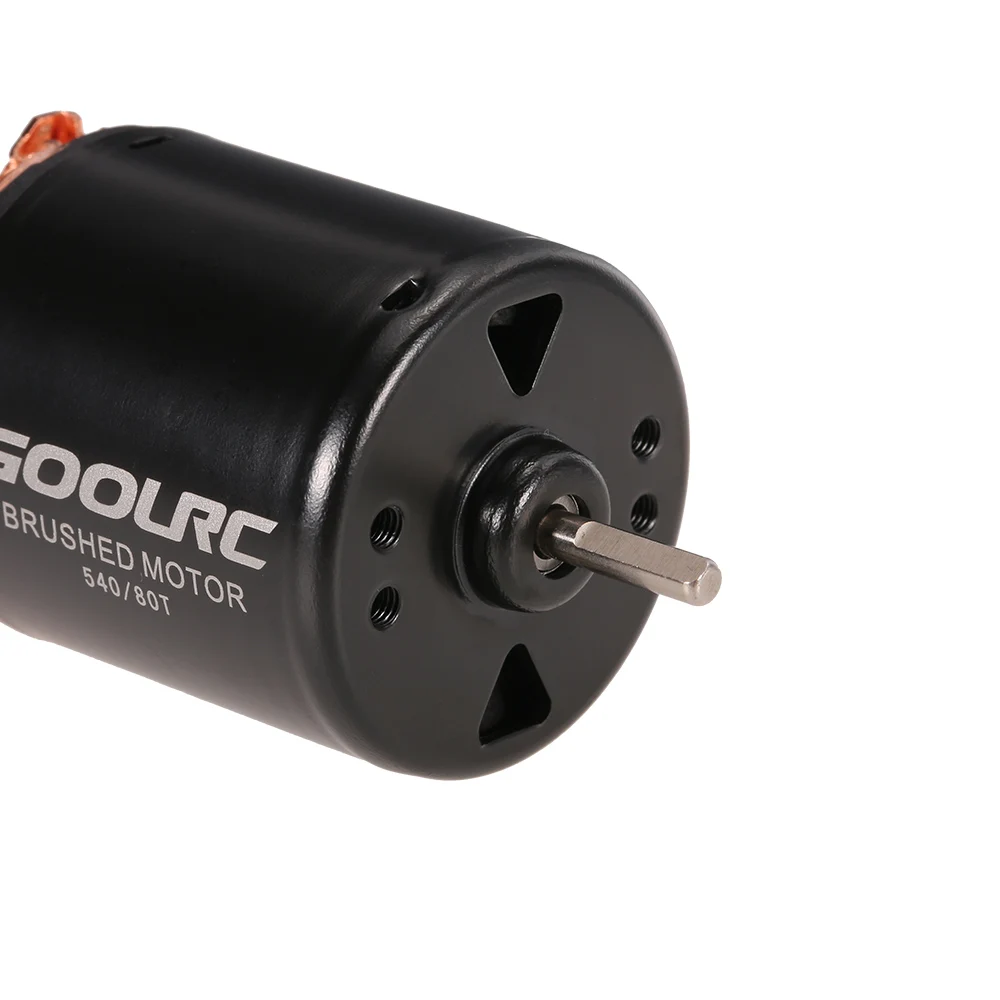 Мотор с щеткой GoolRC 540 80T 13T 17T 21T 23T 27T для внедорожников скалолазания