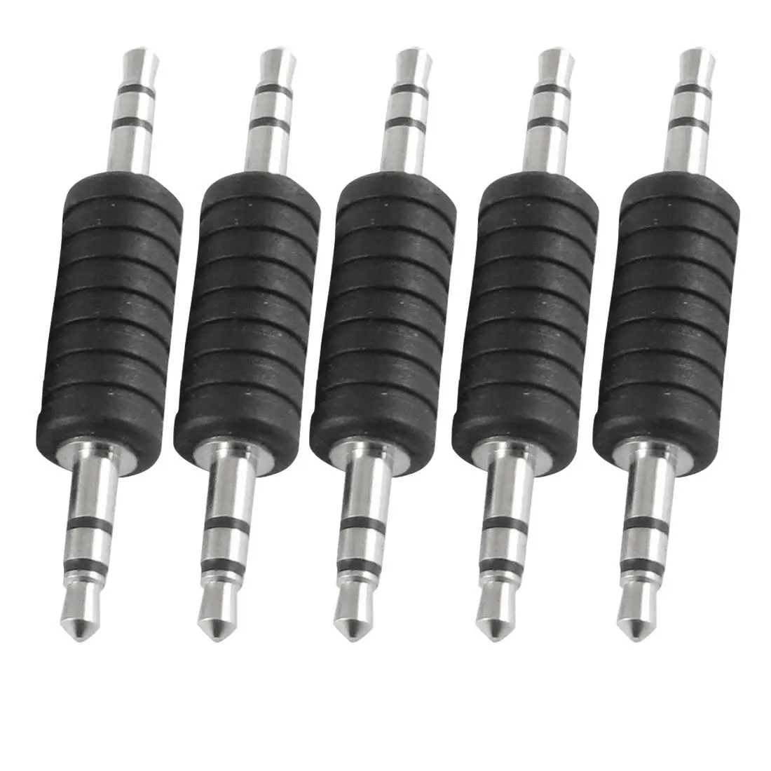 

CES Hot 5 pcs 3.5mm Jack to 3.5mm Audio Male Adapter Connectors