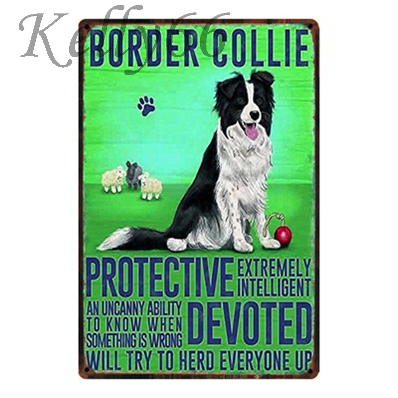 [Kelly66] металлический оловянный плакат с подписью для домашних животных в магазине, Настенный декор, художественная железная живопись 20*30 см, размер y-1153 - Цвет: y-1153