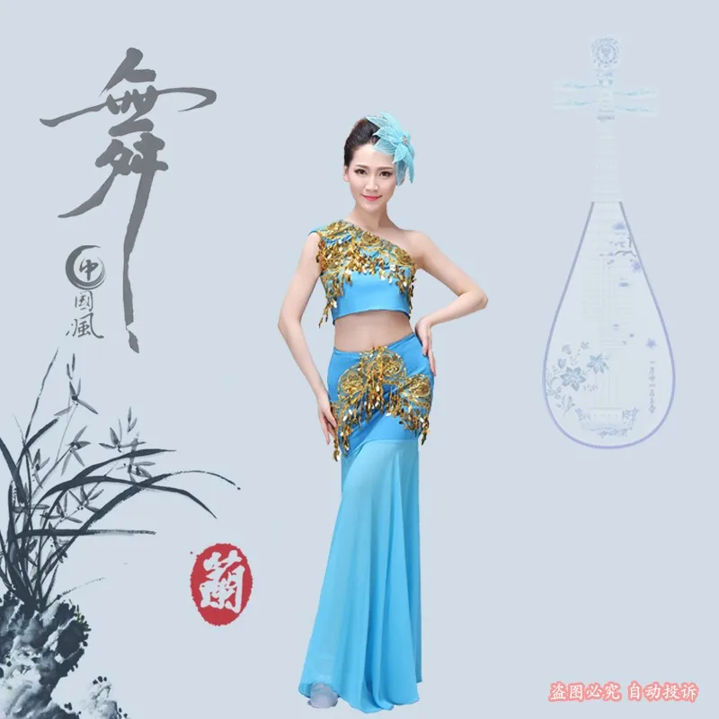 DB23758 Peacock belly costume-27