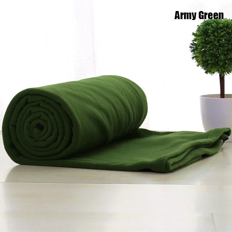 Dual-sides Fleece Sleeping Bag Portable Outdoor Sleeping Bag Camping Travel Warm Ultralight Sleeping Bag Liner ZR003