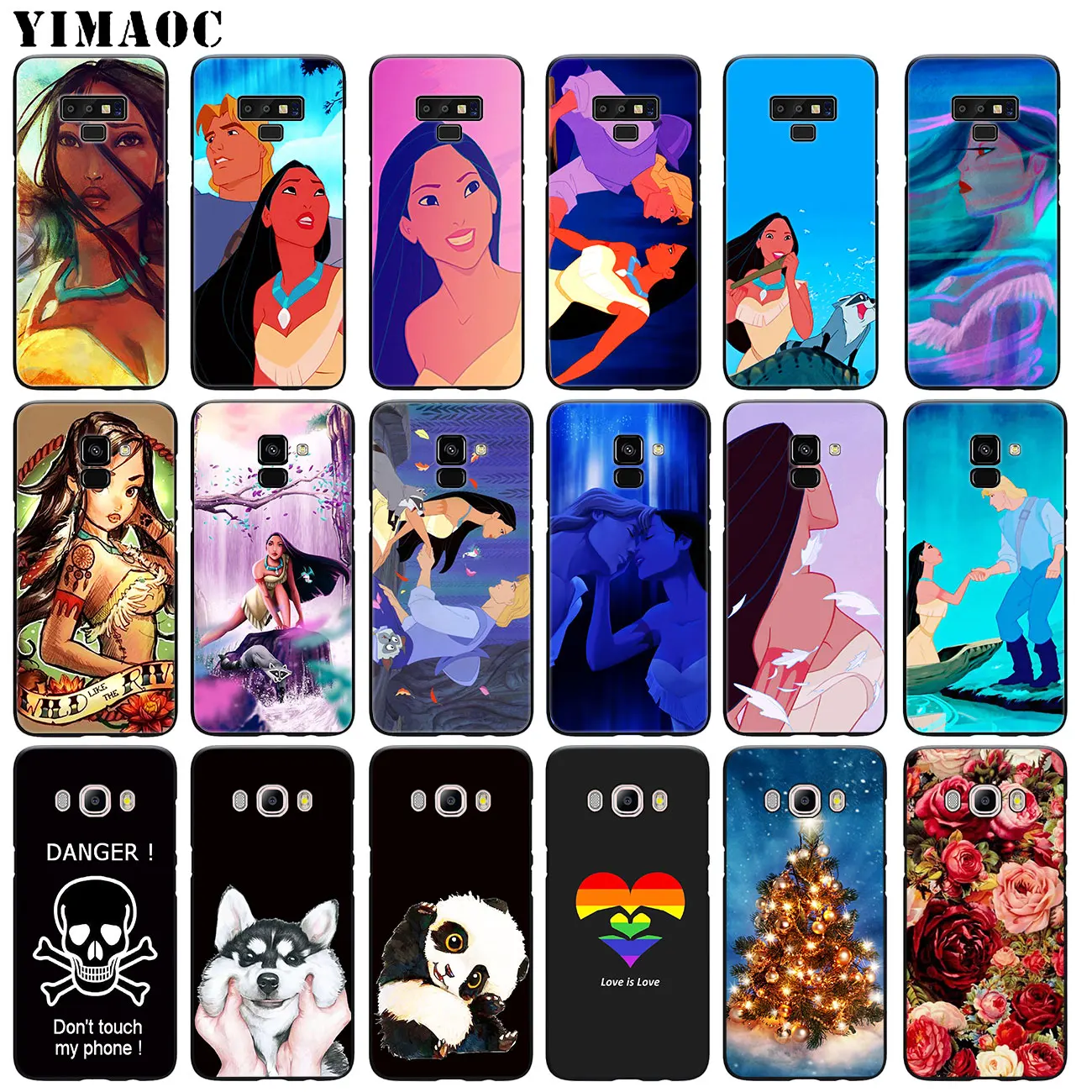 YIMAOC Покахонтас Мягкий силиконовый чехол для телефона Samsung Galaxy A6 A9 A8 A7 2018 A3 A5 2016 2017