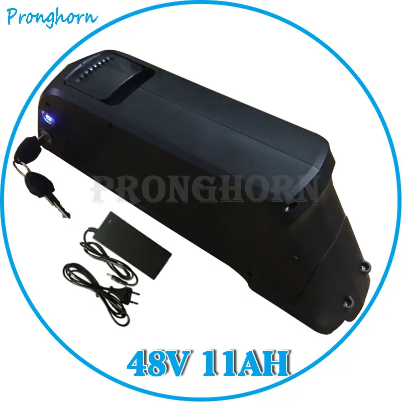 Excellent 48 Volt E-Bike Battery 48V 8AH 9AH 10AH 11AH Electric Bike Down Tube Li-ion Battery for 500W 750W Bafang Motor +54.6V 2A Charger 0