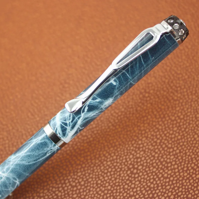 Jinhao 301 Алмазная перьевая ручка высококачественные серебристые стальные