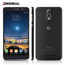 Nouveau Gooweel M3 téléphone portable 6.0 pouce IPS écran MTK6580 quad core Mobile téléphone 8.0MP GPS 1 GB RAM 8 GB ROM 3G smartphone cas Libre