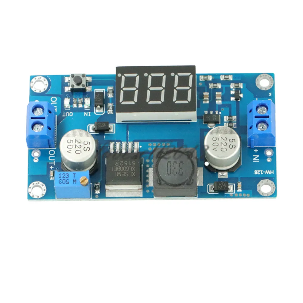 

DC-DC 4.5-32V to 5V-52V XL6009 Boost Step-up Module Power Supply LED Voltmeter