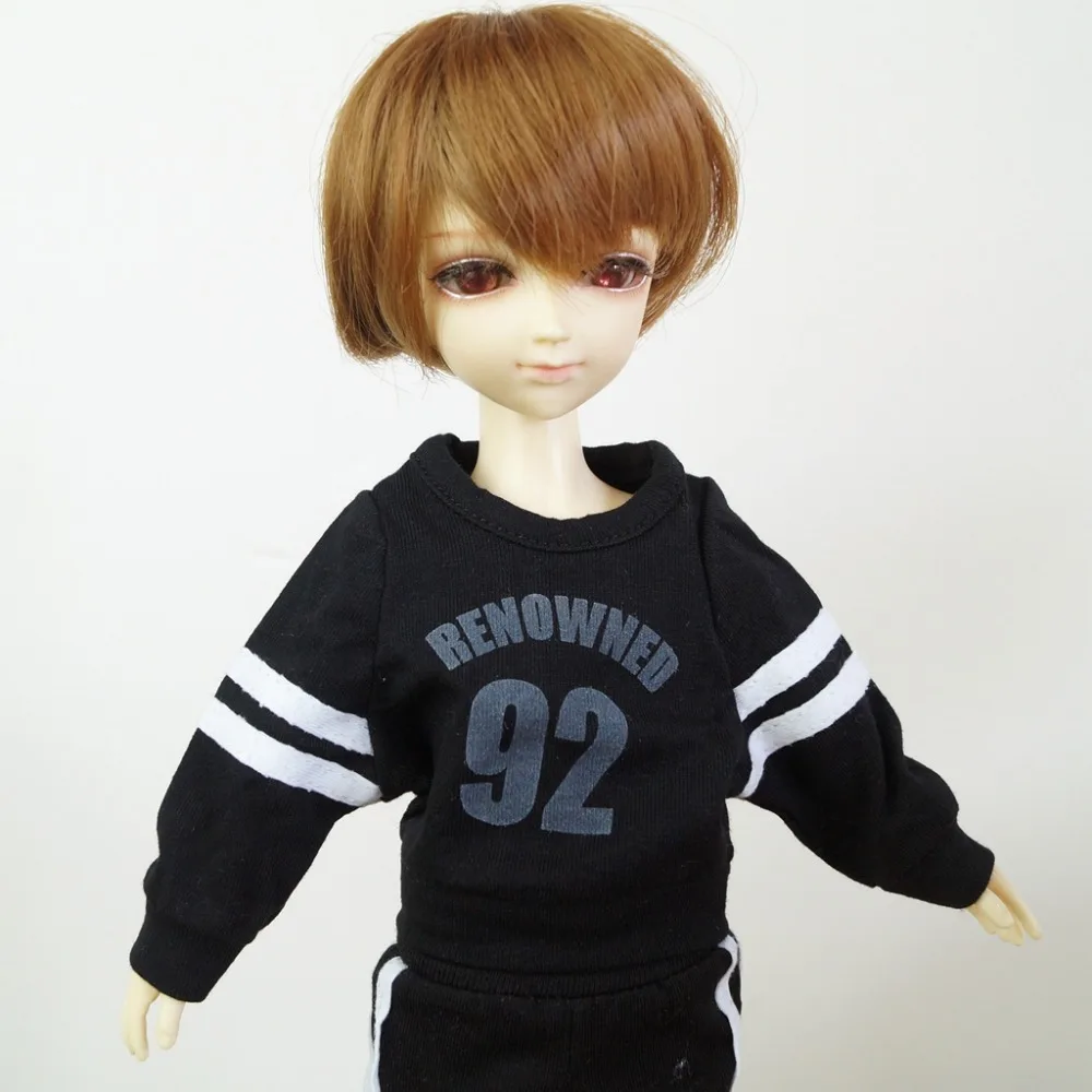 BJD черная футболка с капюшоном 92 # верхняя одежда для мужчин 1/3 SD17 70 см 24 дюйма 1/4 1/6