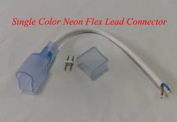

DC12V 24V 12*24mm LED Neon Flex Strip Lead Connector AC110V 220V LED Neon Light RGB Controller Single Color Plug
