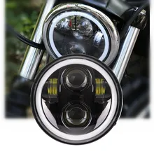 5-3/4″ 5.75 inch Motorcycle Daymaker LED Projector Full Halo Headlight For Harley Davidson Dyna Sportster