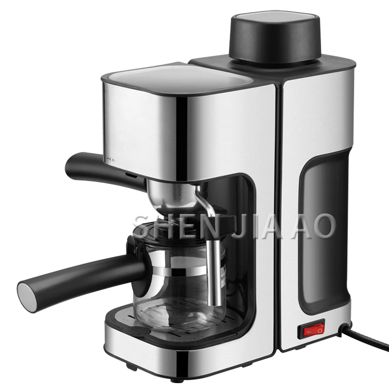 Italian Coffee Maker Machine Semi-automatic Steam Type Pump Pressure Milk Foam DIY Espresso Coffee Machine MD-2006