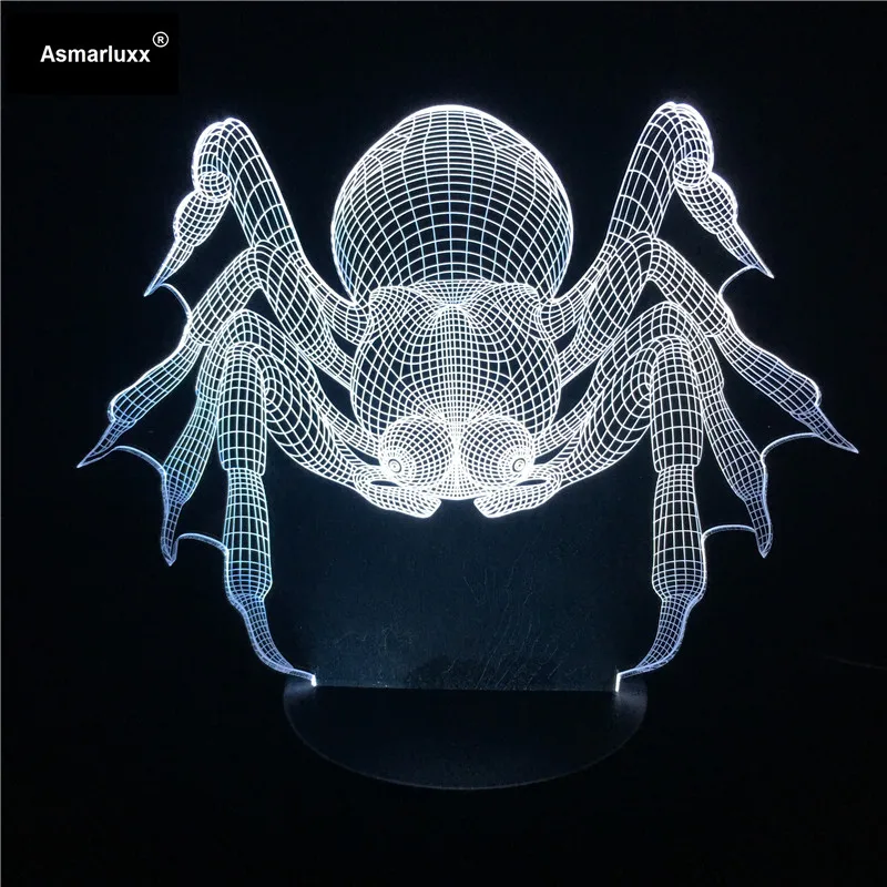 Asmarluxx Spider 3d led lamp0007