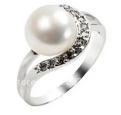 925 Sterling Silver Ring With Pearl Silver Finger Ring Europe Jewelry Big Size Rings Free Shipping Gift for Mother Size 12 925 Sterling Silver Ring With Pearl Silver Finger Ring Europe Jewelry Big Size Rings Free Shipping Gift for Mother Size 12