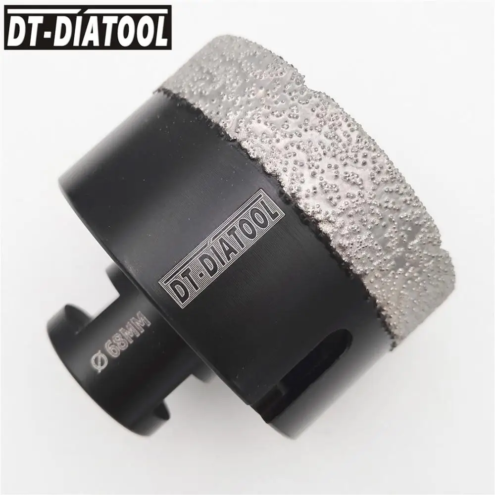 DT-DIATOOL 1pc Dry Vacuum Brazed Diamond Drilling Core Bits Ceramic Tile Hole Saw Granite marble drill bits with M14 thread
