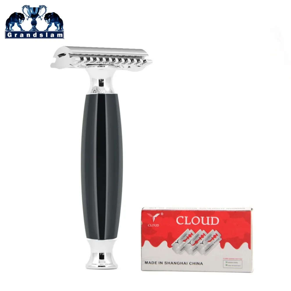 Grandslam Man Adjustable Double Edge Safety Razor Shaving Razors Open