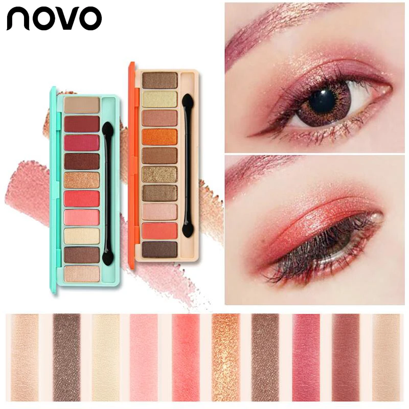 NOVO Fashion eyeshadow  palette  10Colors Matte EyeShadow  