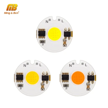 

LED COB Chip Smart IC Light 3W 5W 7W 9W 12W 220V Day Cold Warm White Grow Light For DIY LED Spotlight Floodlight No Need Driver