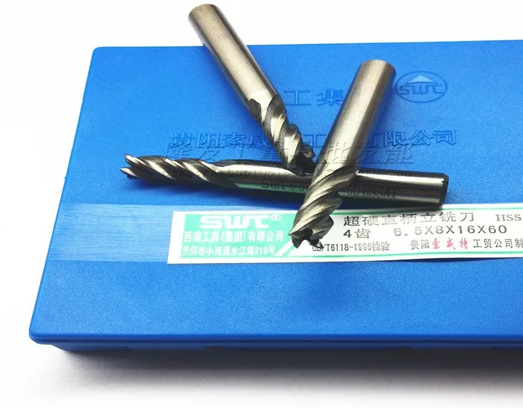 50PCS 2Fand 4F Coated HSS end mill 2mm 3mm 4mm 5mm 6mm End Mills