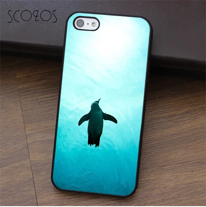 SCOZOS Animal Penguin phone case for iphone X 4 4s 5 5s Se 5C 6 6s 7 8 6&amp6s plus 7&amp8 #T66 |