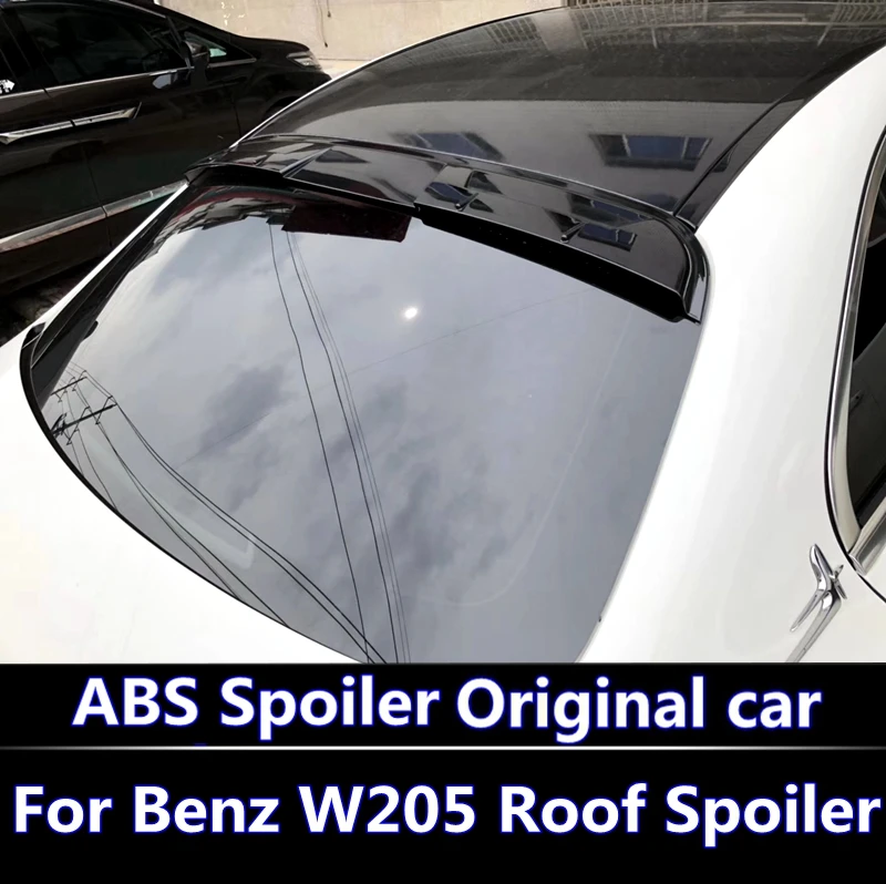 Для Benz W205 спойлер для Mercedes W205 спойлер 4-дверный седан C63 C180 C200 C250 C260 ABS Пластик спойлер до