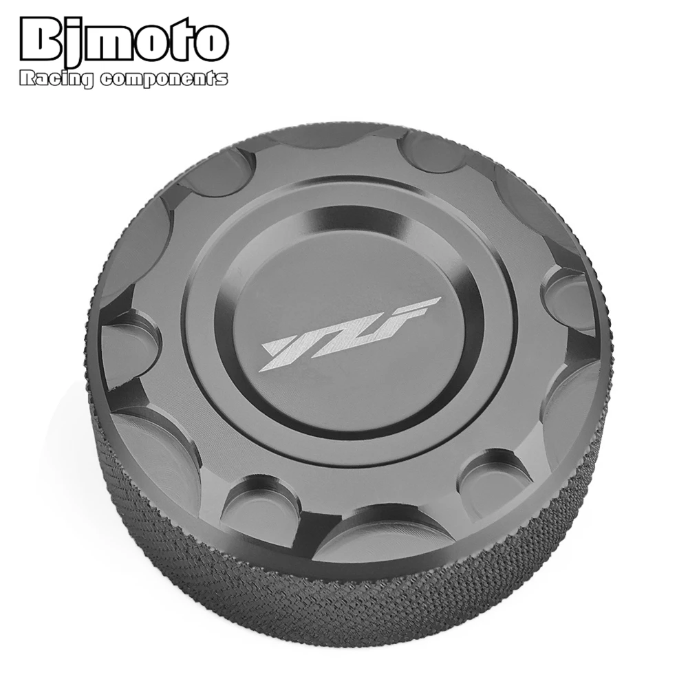 

BJMOTO For Yamaha YZF R3 2015-2018 R25 2013-2018 Aluminum Rear Brake Fluid Reservoir Cover Cap R1 2009-2014 R6 2006-up