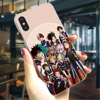 Hard Phone Case for iPhone Xs My Hero Academia 3 Cover for iPhone 7 Plus Covers 6 6S XR 8 Plus 7 5S 5 SE Xs Max