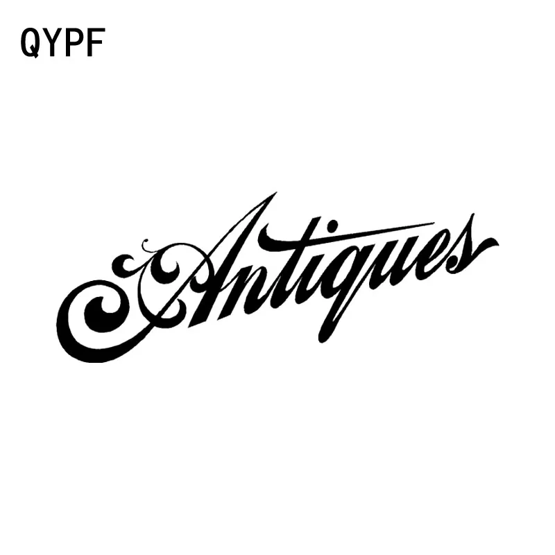 QYPF 18 см * 6 9 античное слово модная виниловая наклейка на окно автомобиля Черный