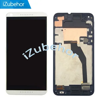 

100% Warranty White LCD Display with Digitizer Touch Screen Assembly + Frame For HTC Desire 816H D816h