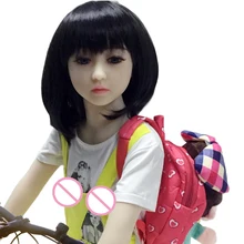 New Arrival 128CM RealLife Cute Pretty Girl Real Sex Doll Realistic Skin Flat Chest Love Doll With Skeleton