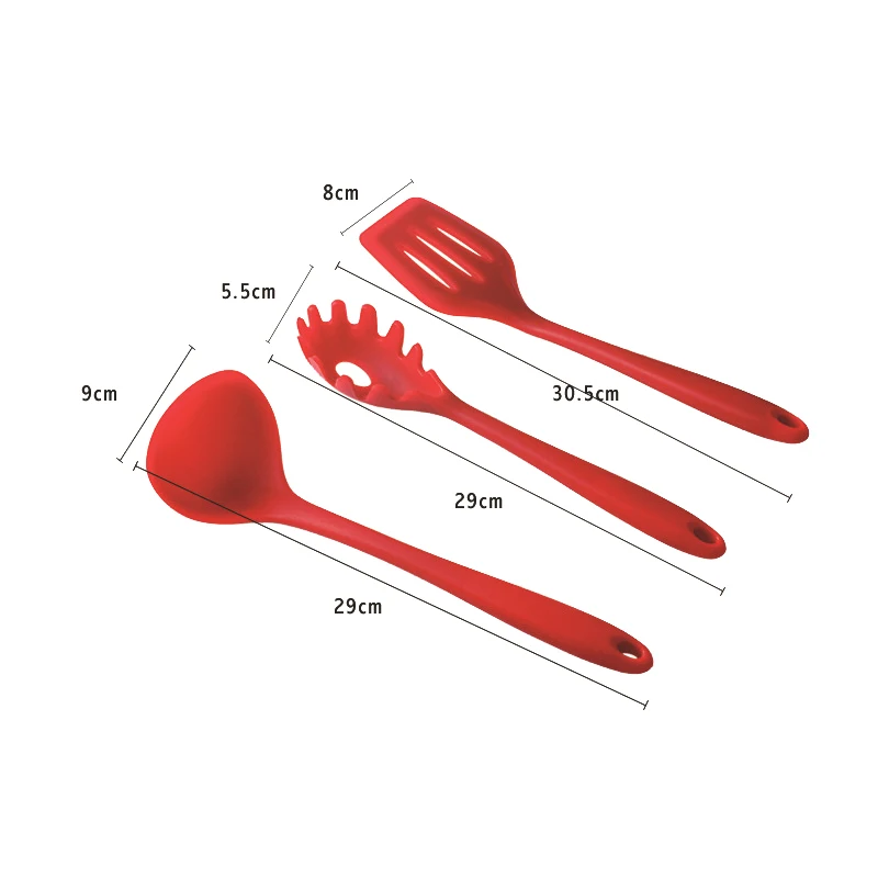 Multi-function Kitchen Utensils 10 pcs Cooking Utensil Set Spatula, Spoon, Ladle, Spaghetti Server Slotted Turner Cooking Tools