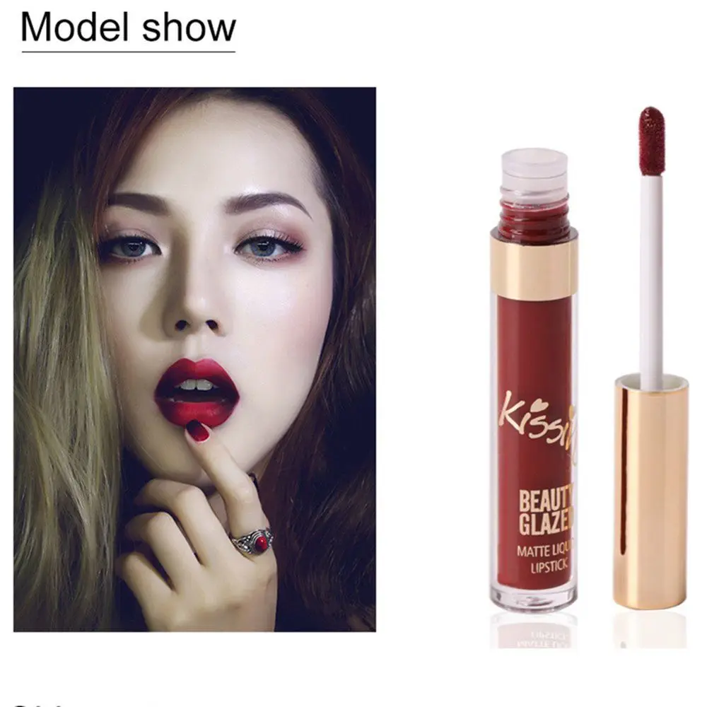 NEW FOCALLURE MISS ROSE Makeup Lipstick Matte Waterproof Liquid Lipstick Sexy Long Lasting Moisture Cosmetic Beauty makeup Tools NEW FOCALLURE MISS ROSE Makeup Lipstick Matte Waterproof Liquid Lipstick Sexy Long Lasting Moisture Cosmetic Beauty makeup Tools