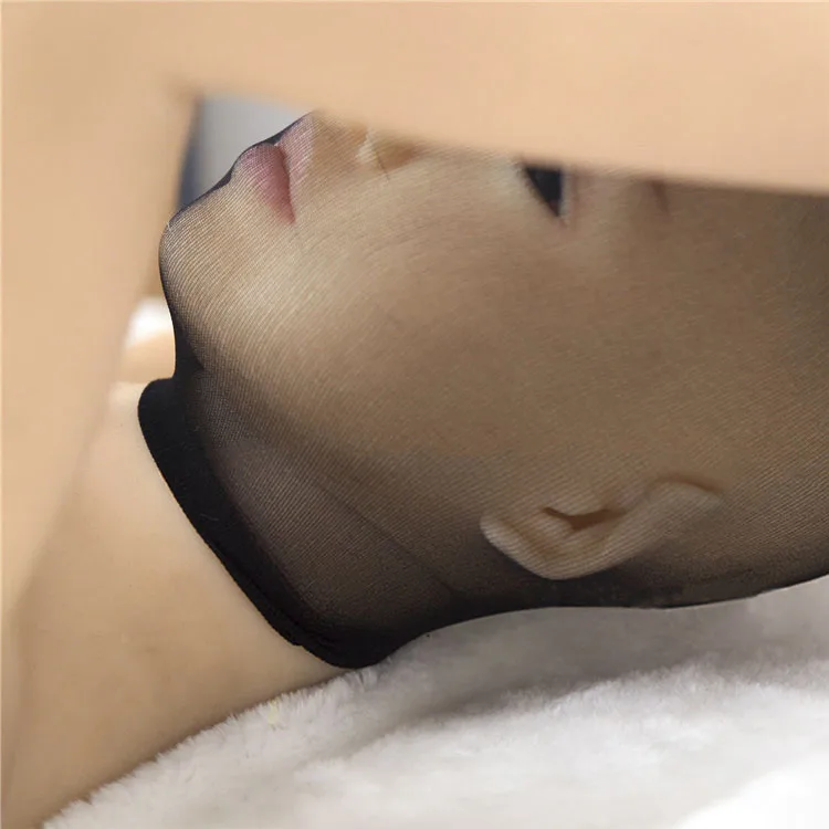 

Black Lingerie Stocking Headgear Elastic Full Head Mask Hood Role Play Costume
