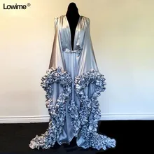 Новая мода мусульманские Длинные вечерние платья размера плюс Кафтан Дубай турецкие Сексуальные вечерние платья на выпускной на заказ
