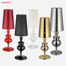 Модная простая классическая настольная лампа(в: 47 см), настольная лампа для спальни, гостиной, учебы, новые испанские лампы защитника, цвет на выбор