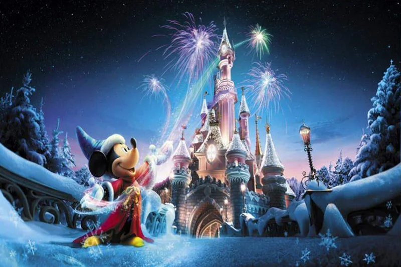 

oneroom 5D Diy Diamond Painting Cross Stitch Disney castle Full Square Diamond Embroidery Mickey Living Room Home Decor