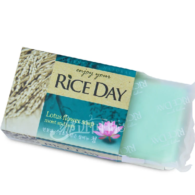 Корейский CJ Rice Freshing Soap Lotus Floral Cleanser увлажняющий композит Гладкий без жирных