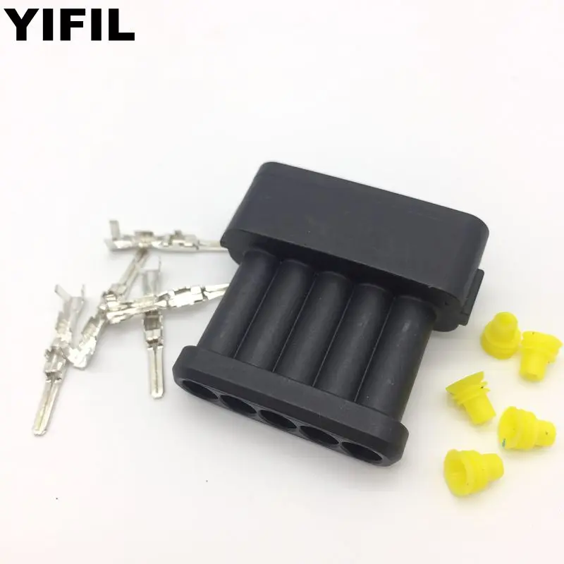 5 шт./лот Pin/Way MAF VVTI разъем для разъема автомобиля Toyota Retina 1JZ 2JZ дизельный (KD FTV) 90980
