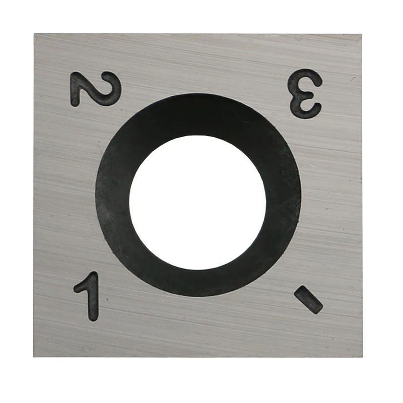 

15mm (.59") Square Straight Carbide Insert Cutter(15mmX15mmX2.5mm)4-Edge for DIY Wood Lathe Rougher Turning Tools,1pcs