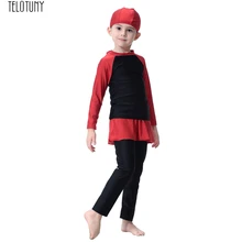 TELOTUNY/3 предмета, Быстросохнущий купальный костюм для маленьких девочек Купальник с длинным рукавом, купальный костюм для купания Z0102