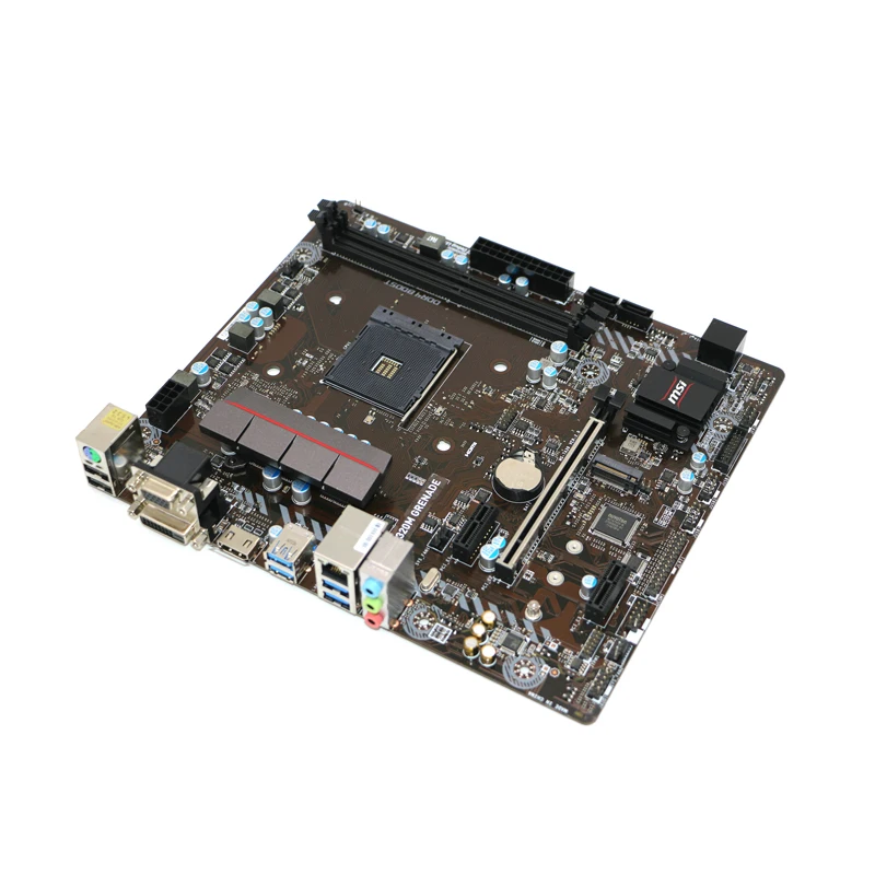 

For MSI A320M GRENADE AM4/A320 motherboard M.2 supports R5 2400G Original Used motherboard