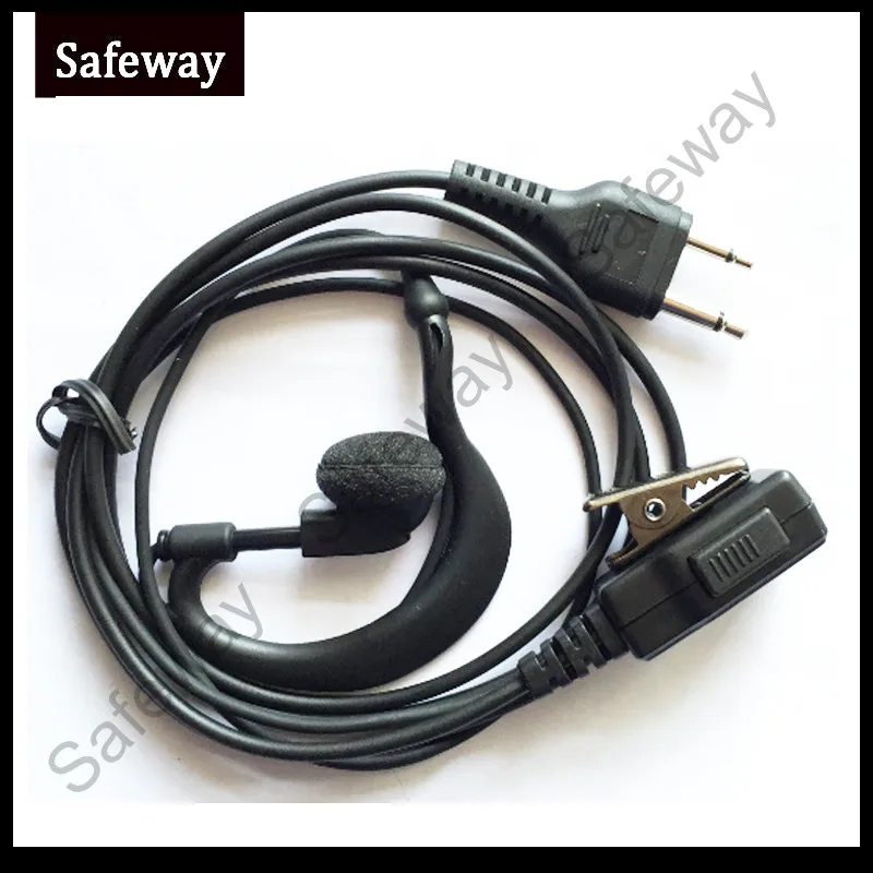 two way radio earpiece earhook earphone walkie taklie headset for