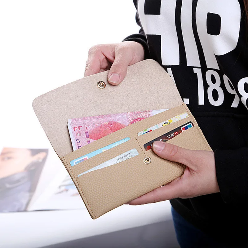 Модный женский длинный кошелек XZXBBAG из искусственной кожи держатель для