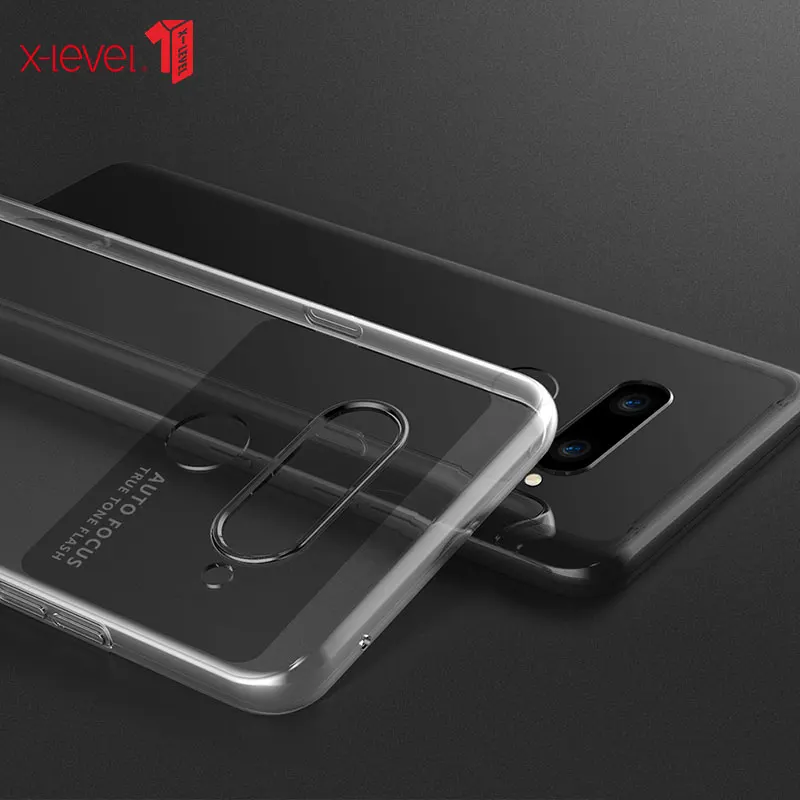 

X-LeveL For LG V40 Case Back Cover Luxury Ultrathin Soft Silicone Non-Slip Clear TPU Transparent Smart For LGV40 Phone Bag Cover