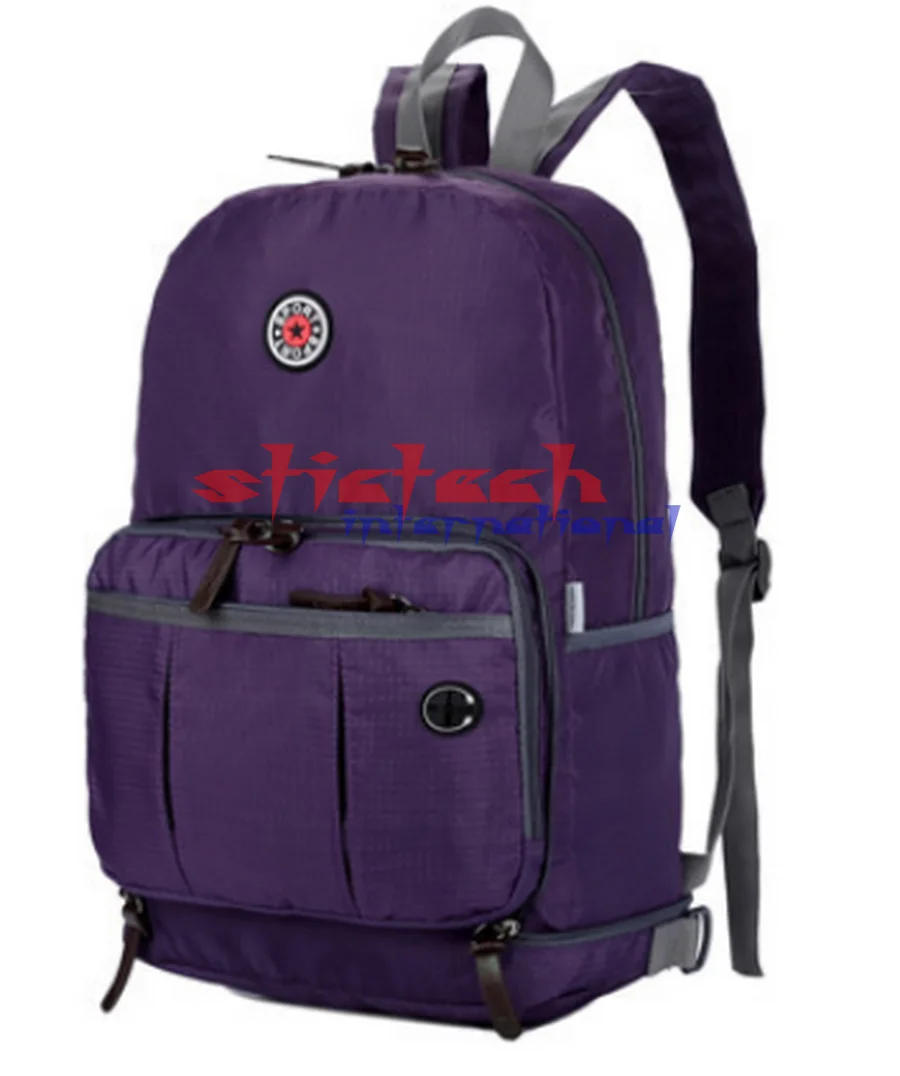 by dhl or ems 50pcs Folding Backpack Women Backpack Nylon Waterproof