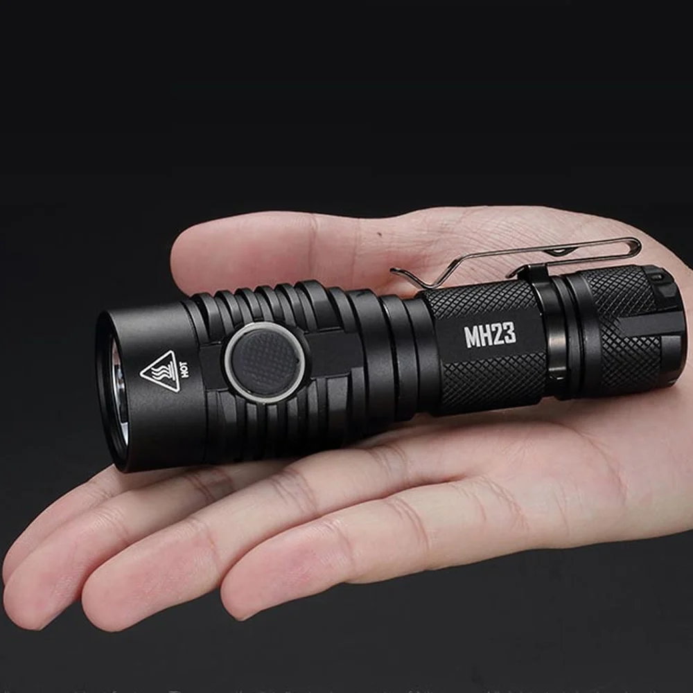 Перезаряжаемый фонарик NITECORE MH23 светодиодный водонепроницаемый уличный фонарь с