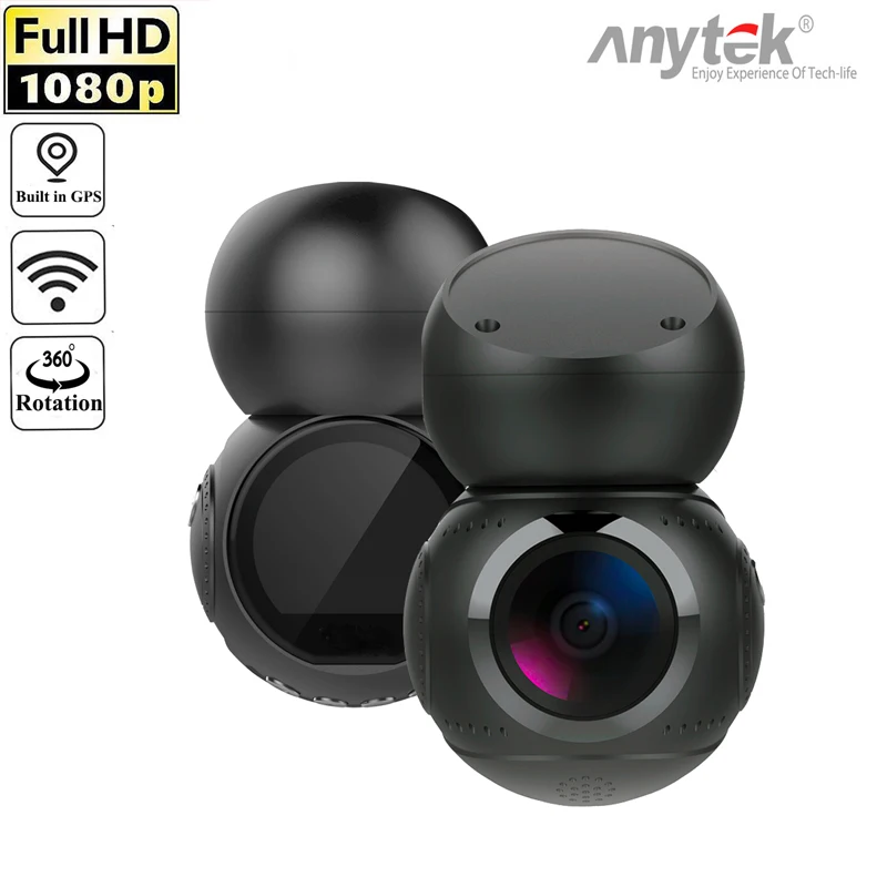 Автомобильный видеорегистратор Anytek G21 1080P Full HD NTK96658 WiFi угол обзора 170 градусов