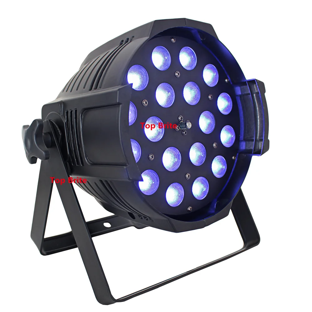 4 упаковки с масштабированием светодиодный Par свет 18X10 Вт RGBW 4в1 Led Par DMX клубный дискотечный профессиональное освещение для сцены вечерние